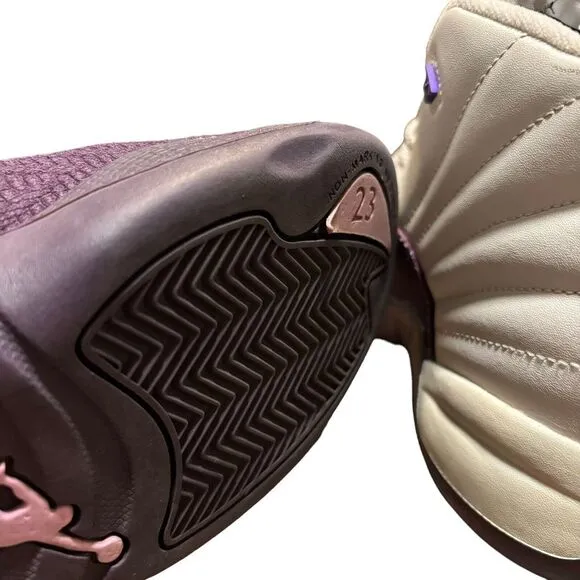 Nike Air Jordan 12 XII GS‎ GG Retro Purple White Desert Sand 510815-001 Size 3