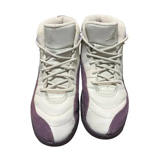 Nike Air Jordan 12 XII GS‎ GG Retro Purple White Desert Sand 510815-001 Size 3