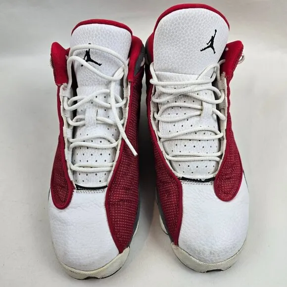 Nike Air Jordan 13 Retro Shoes Youth Size 6.5 GS Red Flint Grey Sneakers Kids