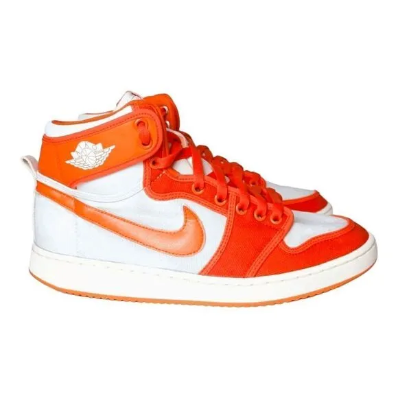 NIKE Air Jordan 1 Retro AJKO 'Rush Orange' Sneakers Size 9