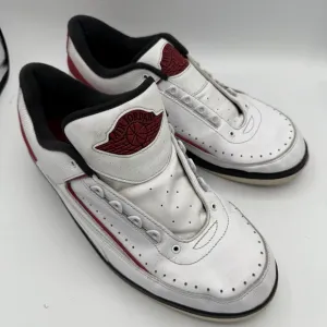 Nike Air Jordan 2 Retro Low Chicago 2016 White Red Black Sneakers Size 12.5 OG