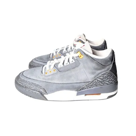 NIKE Air Jordan 3 Retro &quot;Cool Grey&quot; Sneakers Size 10.5