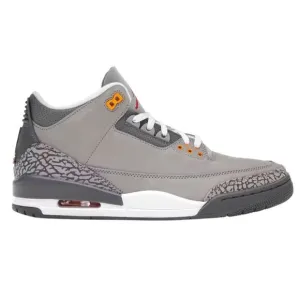 NIKE Air Jordan 3 Retro &quot;Cool Grey&quot; Sneakers Size 10.5