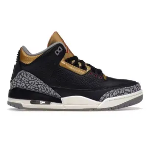 NIKE Air Jordan 3 Retro 'Black Cement' Sneakers Size M8.5/W10