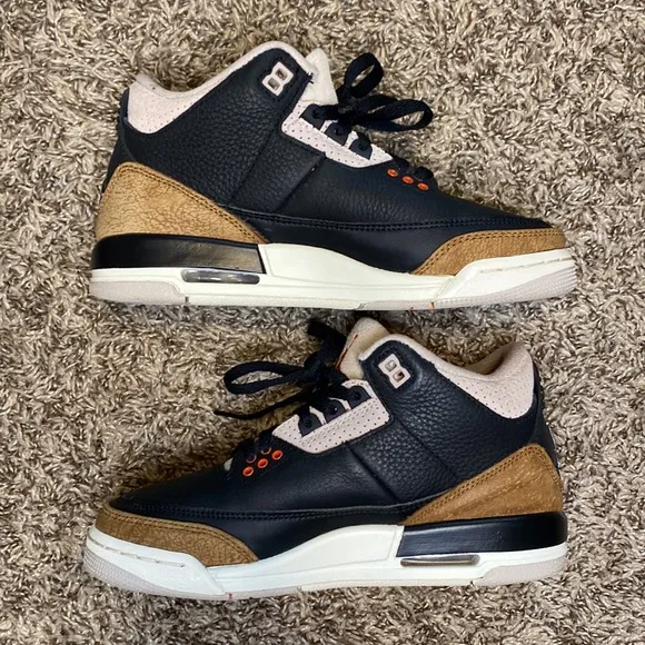 Nike Air Jordan 3 Retro Desert Elephant Boy's Sneakers 4.5
