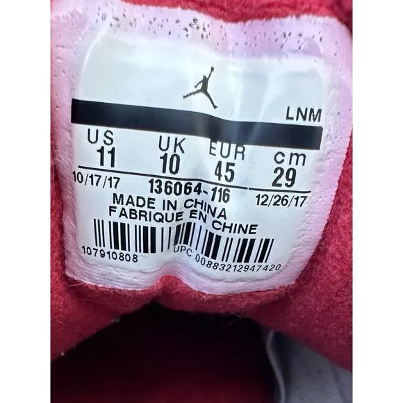 Nike Air Jordan 3 Retro Hall Of Fame Sneakers Size 11 [2018 136064-116]