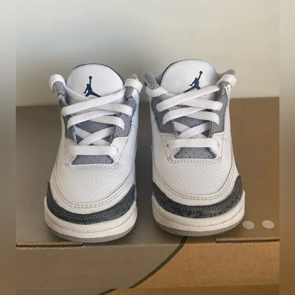 Nike Air Jordan 3 Retro “Midnight Navy” Toddler Sneakers- SZ 7 C