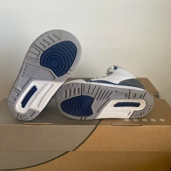 Nike Air Jordan 3 Retro “Midnight Navy” Toddler Sneakers- SZ 7 C