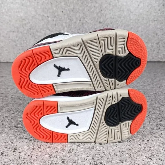 Nike Air Jordan 4 Retro Flight Nostalgia Kids 5C Sneakers Shoes