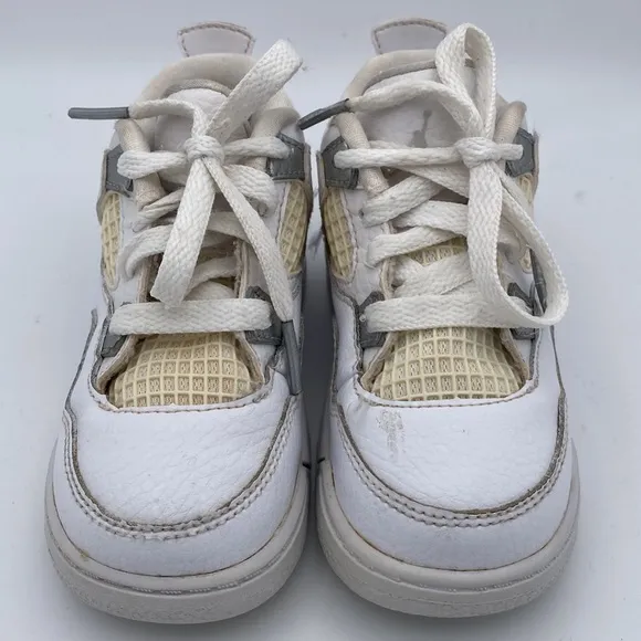 Nike Air Jordan 4 Retro TD 'Pure Money' Little Kids Sneakers Size 8C