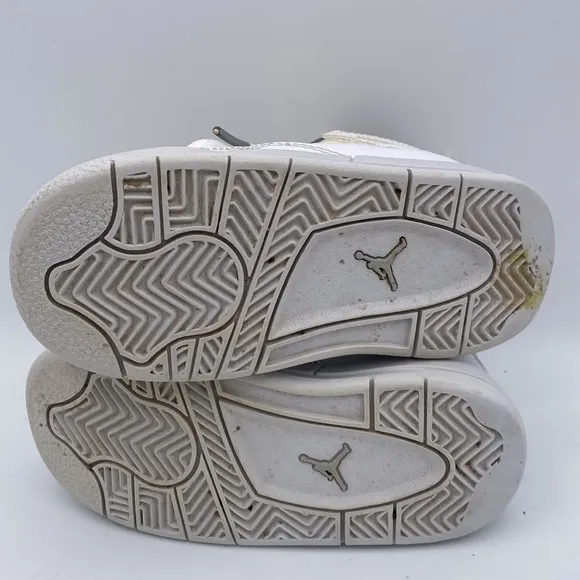 Nike Air Jordan 4 Retro TD 'Pure Money' Little Kids Sneakers Size 8C
