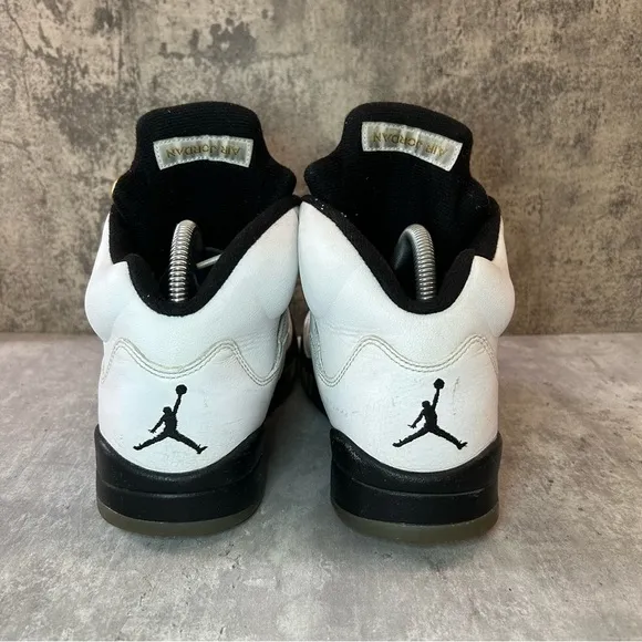 Nike Air Jordan 5 Retro 'Olympic Gold Medal' Sneakers Mens sz 8
