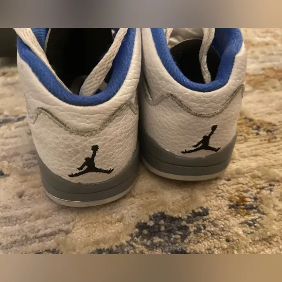 Nike Air Jordan 5 Retro Stealth 2.0 White/Hyper Royal Toddler Sneakers