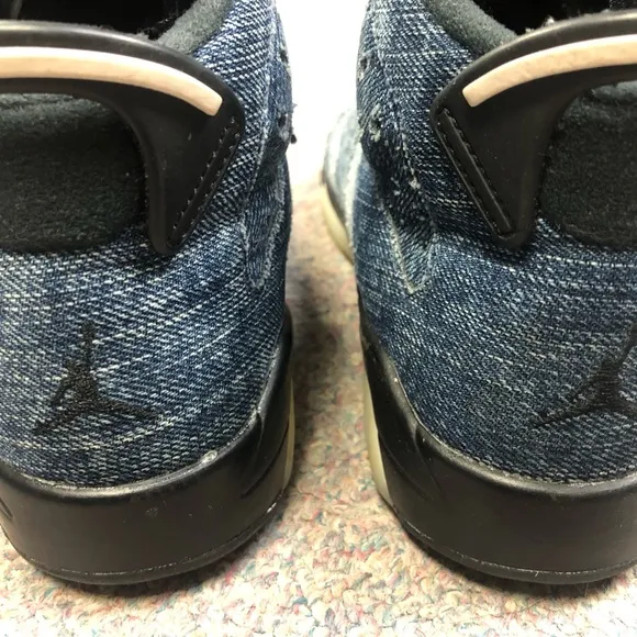 Nike Air Jordan 6 Retro washed denim sneakers.