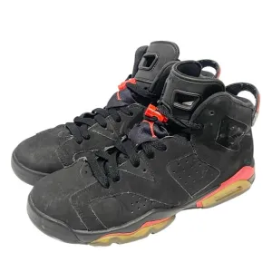 Nike Air Jordan 6 XI Youth Size 7 Retro Infrared Black Sneakers