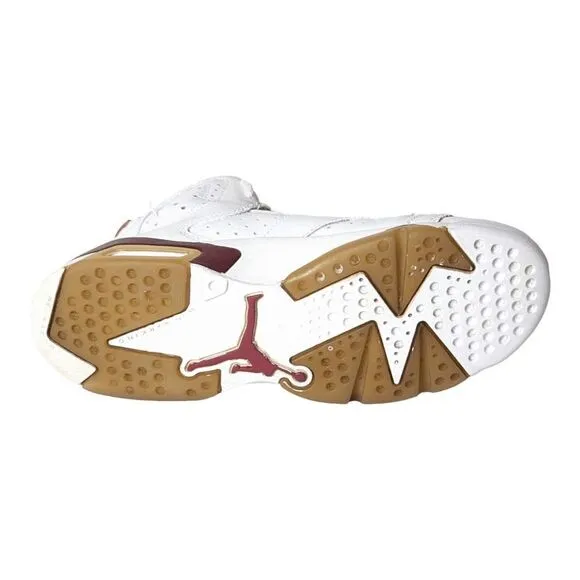 NIKE Air Jordan 6 Retro 'Maroon' Sneakers Size 7.5