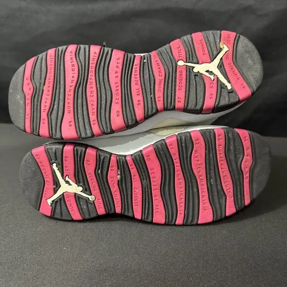 NIKE Air Jordan Retro 10 X Multicolor Pink 487211-008 5.5Y
