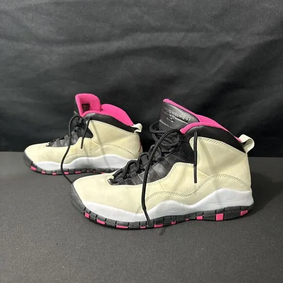 NIKE Air Jordan Retro 10 X Multicolor Pink 487211-008 5.5Y