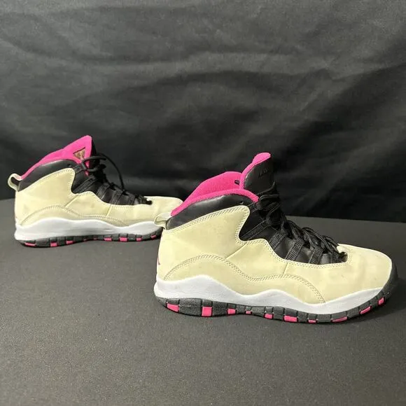 NIKE Air Jordan Retro 10 X Multicolor Pink 487211-008 5.5Y