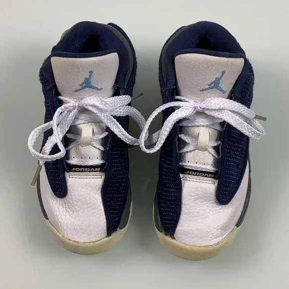Nike Air Jordan Retro 13 Flint Blue sneakers size 9C Toddler