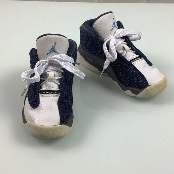 Nike Air Jordan Retro 13 Flint Blue sneakers size 9C Toddler
