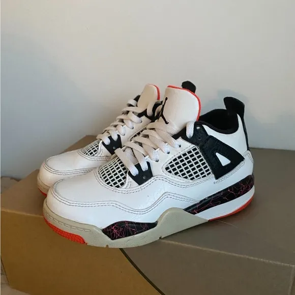 Nike Air Jordan Retro 4 Toddler Sneakers- SZ 11 C