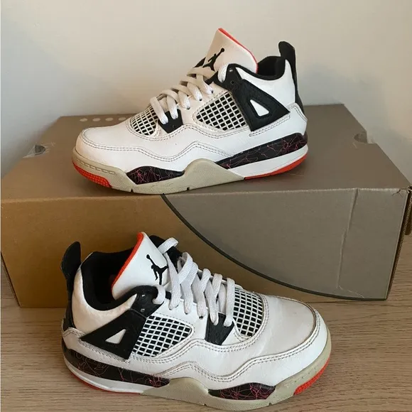 Nike Air Jordan Retro 4 Toddler Sneakers- SZ 11 C