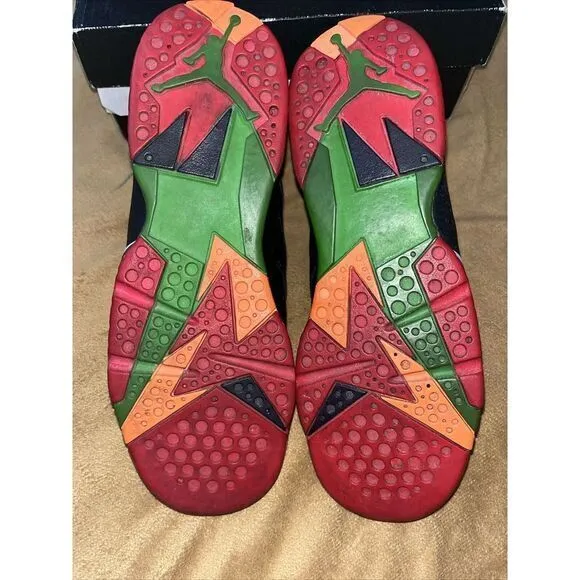 Nike Air Jordan Retro 7 Marvin The Martian GS Size 6Y‎ 304774-029 Youth With Box