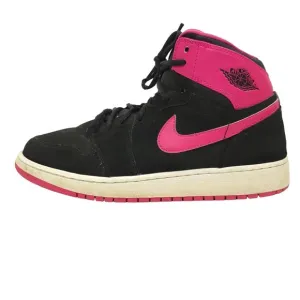 Nike Air Jordan Retro High Top Sneakers Youth Size 7.5 Black Hyper Pink 332148