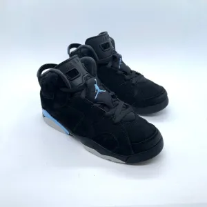 Nike Air Jordan Sneakers-  6 VI Retro UNC- 384665-006- Black/ Blue Size …