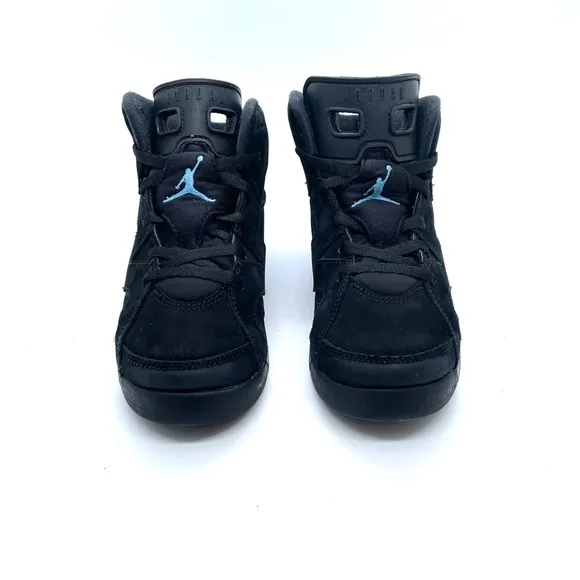 Nike Air Jordan Sneakers-  6 VI Retro UNC- 384665-006- Black/ Blue Size …