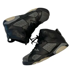 Nike Air Jordan VI 6 Cool Grey Retro Sneakers Style 384666-010 Kids Youth Sz 2Y