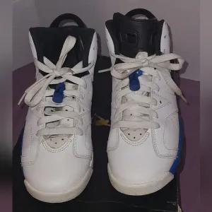 Nike Air Jordan VI 6 Sport Blue Retro BG 2014 sz 4.5y