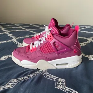 Nike Air Jordan4 retro girls (youth) True berry pink 487724-661 sneakers size4.5