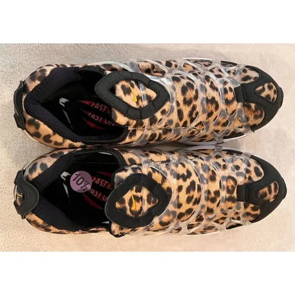 Nike Air Kukini Leopard Sneakers Laceless Retro Trainers Classic NEW Size 10.5