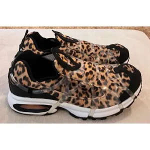 Nike Air Kukini Leopard Sneakers Laceless Retro Trainers Classic NEW Size 10.5