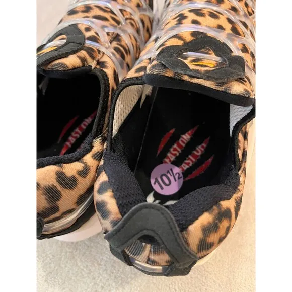 Nike Air Kukini Leopard Sneakers Laceless Retro Trainers Classic NEW Size 10.5