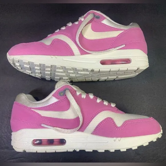 Nike Air Max 1 Womens Retro Purple Sneakers Shoe Size 8
