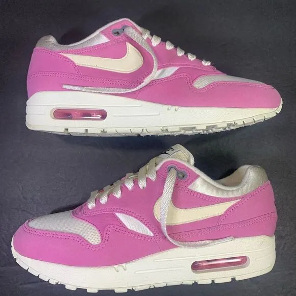 Nike Air Max 1 Womens Retro Purple Sneakers Shoe Size 8