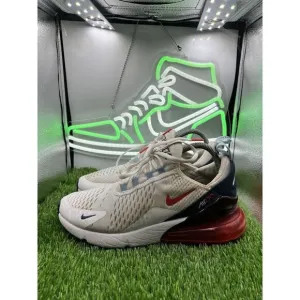 Nike Air Max 270 Red White Blue USA Sneakers Retro Men 8 / Women 9.5 DJ5172-100