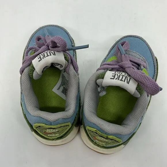 NIKE AIR MAX 90 GREEN WOLF SUN CLUB RETRO BABY SNEAKERS FTL-08-137