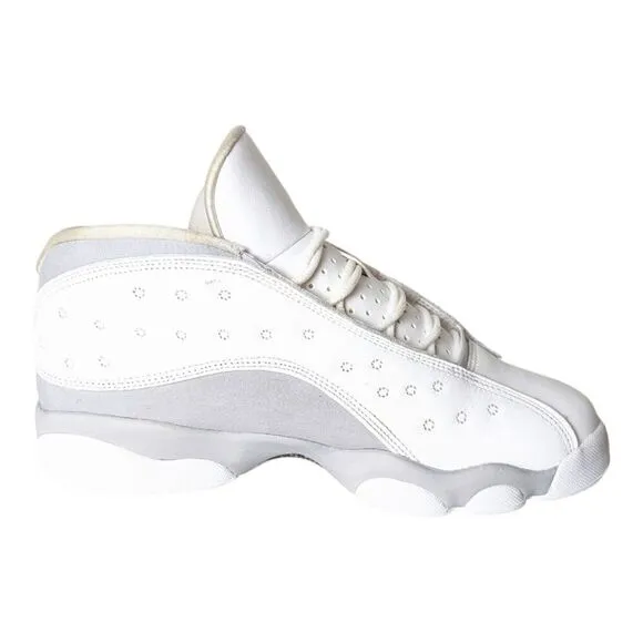 NIKE Air Jordan 13 Retro Low 'Pure Platinum' Sneakers Size 6Y/W7.5