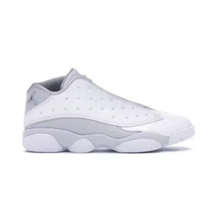 NIKE Air Jordan 13 Retro Low 'Pure Platinum' Sneakers Size 6Y/W7.5