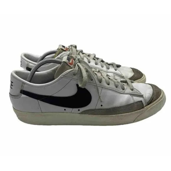 Nike Blazer Low '77 Men’s Size 11.5 Retro Shoes White Black Sneakers DA6364-101