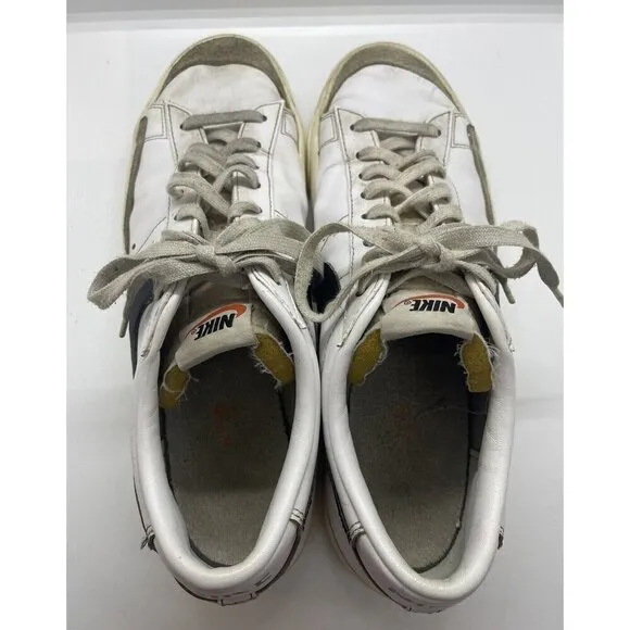 Nike Blazer Low '77 Men’s Size 11.5 Retro Shoes White Black Sneakers DA6364-101