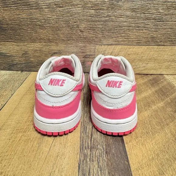Nike Dunk Low Laser Fuchsia Sneakers Size 8C - FB9107-102