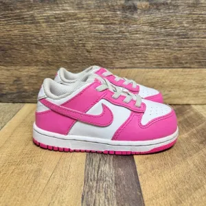 Nike Dunk Low Laser Fuchsia Sneakers Size 8C - FB9107-102