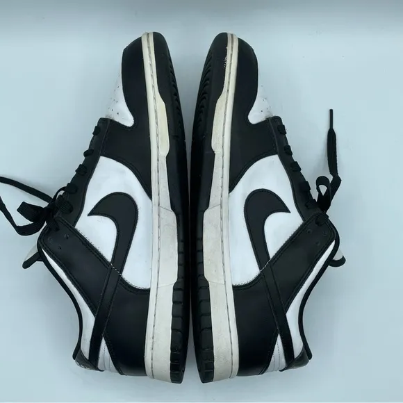 Nike Dunk Low Retro &quot;Panda&quot; Men's Size 10 White/Black Sneakers DD1391-100