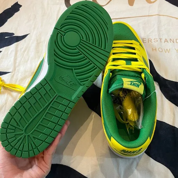 Nike Dunk Low Retro Brazil Inverted Sneakers
