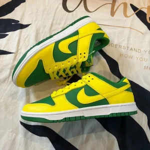 Nike Dunk Low Retro Brazil Inverted Sneakers